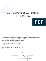 Sumur Potensial Persegi Terhingga