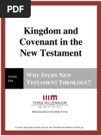 Kingdom and Covenant in The New Testament - Lesson 1 - Transcript