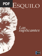 Esquilo - Las Suplicantes