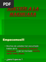 Adiccion A La Marihuana