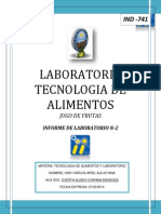 Laboratorio Tecnologia de Alimentos 2 Jugos de Frutas