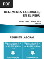 Regimenes Laborales en El Peru