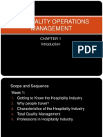 Hospitality Operations Management