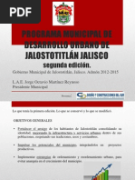 Programa Municipal de Desarrollo Urbano de Jalostotitlán Jalisco