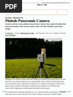 Pinhole Panoramic Camera MAKE