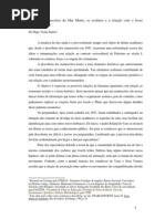 Os Manuscritos Do Mar Morto, Os Essênios e A Relação Com o Jesus Histórico - Hugo Viana Santos PDF