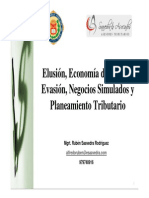 Elusión, Economía de Opción, Evasión, Negocios Simulados y Planeamiento Tributario - Rubén Saaved