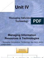 Managing Information Resources and Technologies