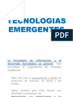 Tecnologias Emergentes