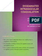 Disseminated Intravascular Coagualation