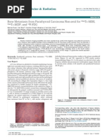 Bone Metastasis From Parathyroid Carcinoma Nonavid For Mtcmibi MTCMDP and FFDG 2155 9619.1000165