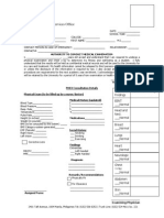 Hso G Medical Examination Form