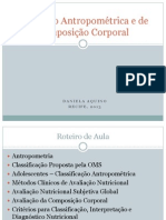 Aula 1 - Avaliação Antropométrica e de Composição Corporal