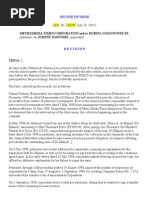 Metromedia Times Corporation and or Robina Gokongwei-Pe, Petitioner, vs. Johnny Pastorin, Respondent.