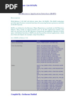 R/3 Business Application Interface (Bapi) : Sap R/3 Document: List of Bapis