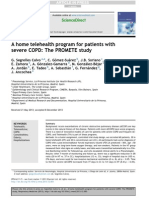 A Home Telehealth Program For Patients With Severe COPD: The PROMETE Study