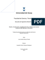 Diseño Construccion y Configuracion de Un Sistema de Control Mediante SMS Aplicado A Domotica