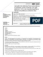 NBR 12232 - 05 - Execução de Sistemas Fixos Automáticos de Proteção Contra Incêndio Com Gás Carbônico (CO2) em Transformadores e Reatores de Potência Contendo Óleo Isolante - 12pag