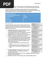 Exercise Three: Procedural Modeling Building