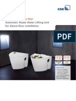 Ama-Drainer - Box Mini: Automatic Waste Water Lifting Unit For Above-Floor Installation