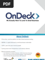 Ondeck - Partner Program Overview 2013