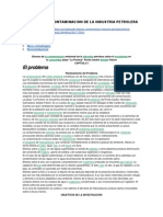 Efectos de La Contaminacion de La Industria Petrolera