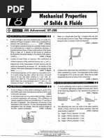 Mechanical Properties of Solids & Fluids