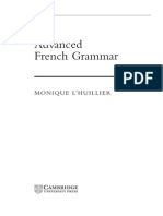 Advanced French Grammar