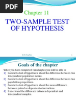 Two-Sample Test of Hypothesis PDF