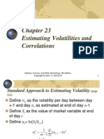 Estimating Volatilities and Correlations: Options, Futures, and Other Derivatives, 9th Edition, 1