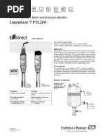 Liquiphant FTL 260 Nivel Alto Acumulacion