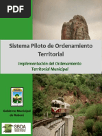 Sistema Piloto de Ordenamiento Territorial Municipal para Roboré