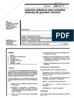 NBR 11818 - 91 (EB-2117) - CANC - Recipientes Plásticos para Soluções Parenterais de Grandes Volumes - 11pag