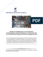 Regimen Simplificado Los PequeÃ Os Contribuyentes Del Sub Regimen de Cuota Fija Trimestral