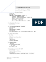 Customs Taxation: Syllabus For Taxation II (SY 2013-2014) Atty. Jon Ligon