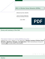 Machine Learning (ML) in Wireless Sensor Networks (WSNS)