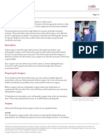 Knee Arthroscopy: Description