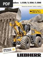 Wheel Loaders L 538 / L 556 / L 580: Effi Ciency