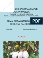 Fibrologia Fibras Naturales Algodon