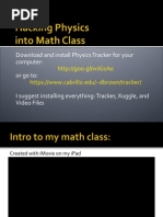 Hacking Physics Into Math PDF Slides - Reduced File Size