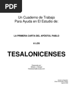 Cuaderno de Trabajo 1 Tesalonicenses