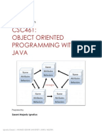 CSC461-Objected Oriented Programming