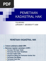 Pemetaan Kaaadastral Hak