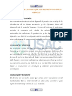 Análisis Sobre La Sociología y Su Relación Con Otras Ciencias