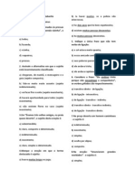 Sintaxe - Exercícios Com Gabarito