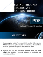 Estimating The GNSS Broadcast Ephemeris Error - Presentation