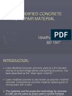 Latex Modified Concrete As Repair Material