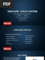 Consumption Journal Presentation Nescafé Cold Coffee (Muhammad Asad Bin Faruq)