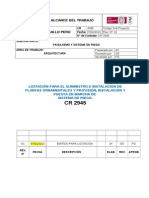 Alcance de Trabajo Jardineria y Riego