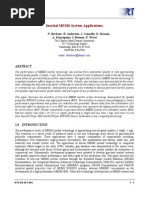 Inertial MEMS System Applications: N. Barbour, R. Anderson, J. Connelly, D. Hanson, A. Kourepenis, J. Sitomer, P. Ward